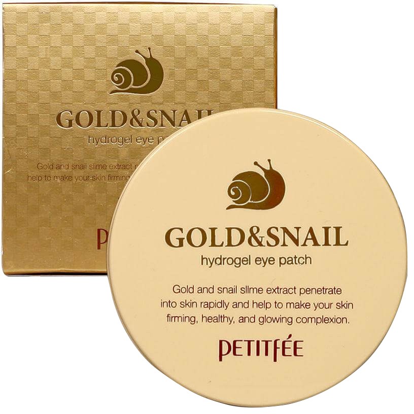 "Petitfee Gold&Snail" hüdrogeelist silmapadjad - 60 tk.