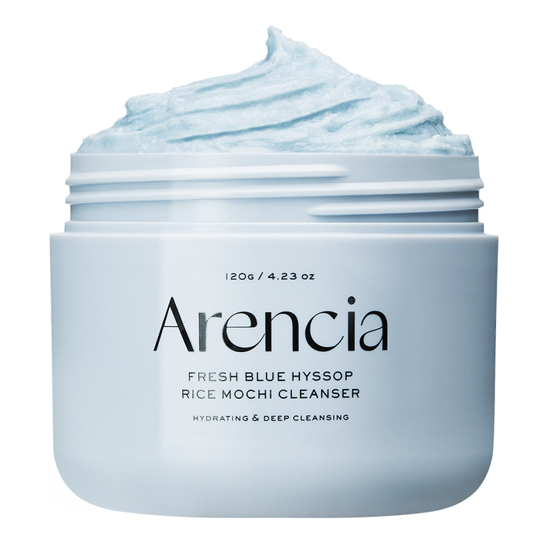 ARENCIA Fresh Blue Hyssop Rice Mochi Cleanser, 120g