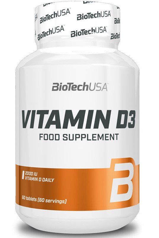 Vitaminų D3 papildas BioTechUSA, 120 tablečių, e-komercijos kategorijai