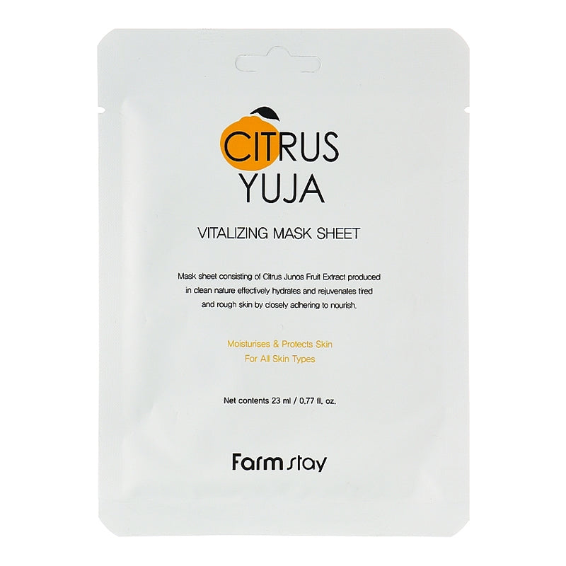 FarmStay Citrus Yuja Vitalizing näomask (1 tk)