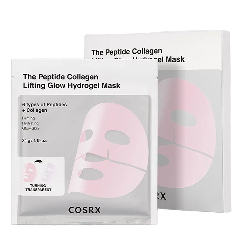 COSRX Peptide Collagen Glow hüdrogeelmask, 34 g * 3 tk