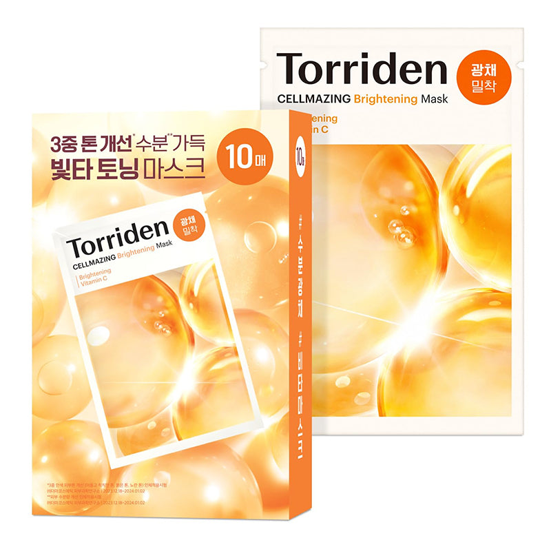 Torriden Cellmazing Brightening Mask, 26 ml*10
