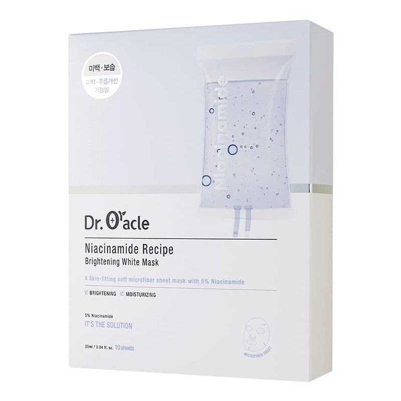 [DR.ORACLE] Niacinamide Recipe helendav valgendav mask 10 tk * 25 ml