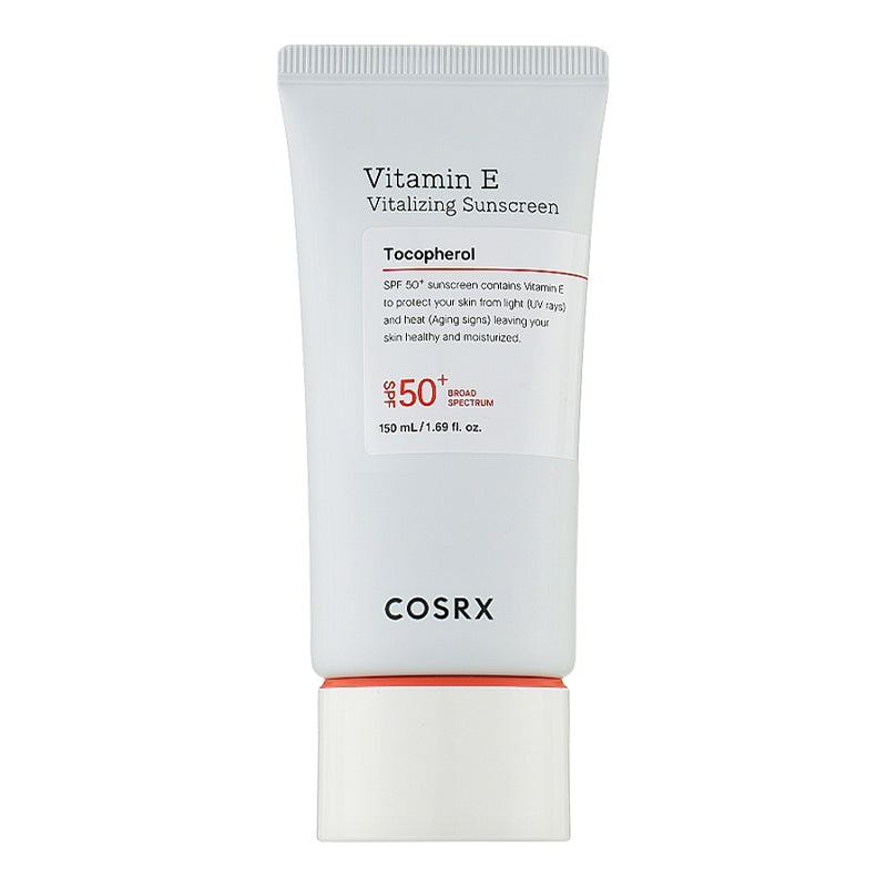 COSRX Vitamin E vitaliseeriv päikesekaitsekreem SPF 50+, 150 ml