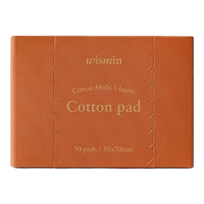 WISMIN Cotton Multi 5 Layers Cotton Pad 30 pads
