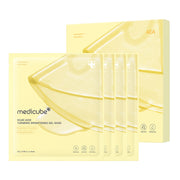 MEDICUBE  Kojic Acid Turmeric Brightening y Gel Mask Set, 4 pcs