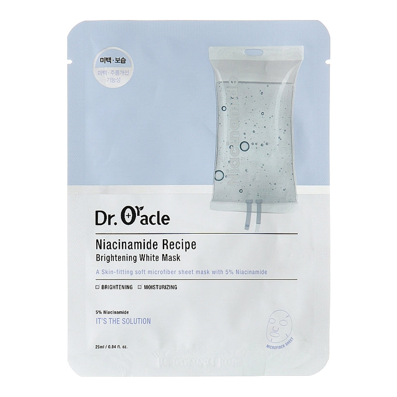 Dr. Oracle Niacinamide Recipe Brightening White Mask 1 pcs*25 ml