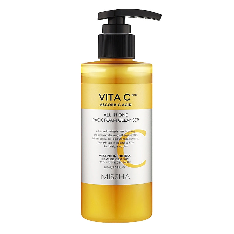 MISSHA Vita C Plus All In One puhastusvahend, 200 ml