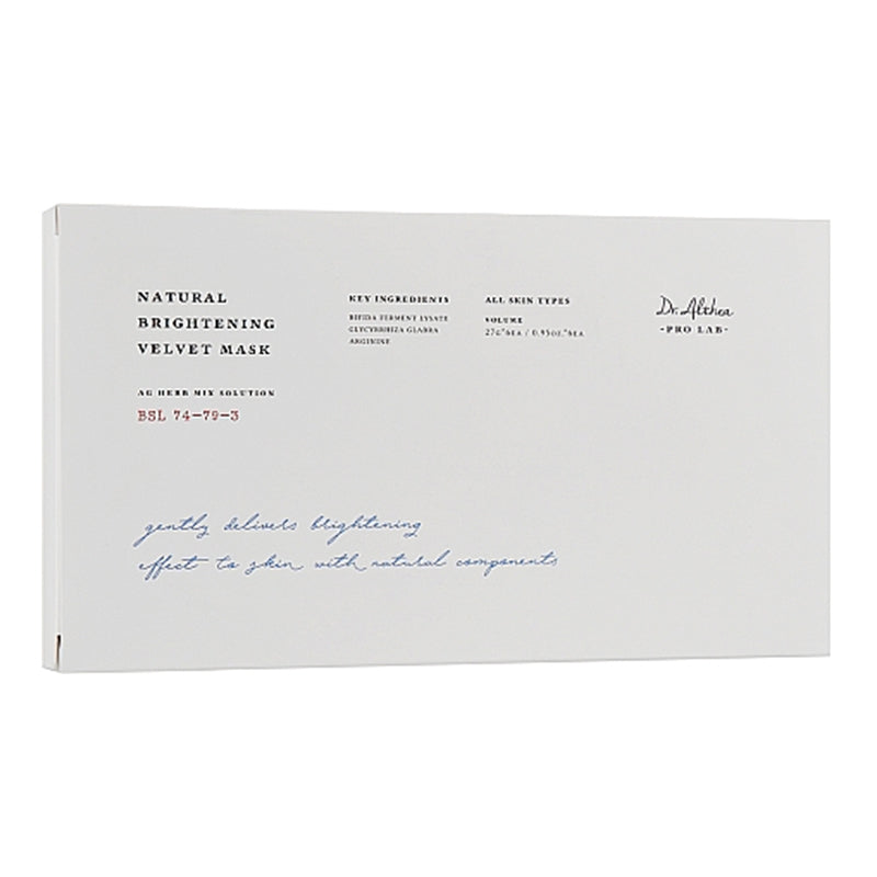 DR. ALTHEA Natural Brightening Velvet Mask 6tk*27 ml