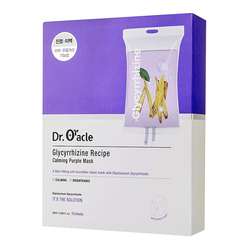 DR.ORACLE Glycyrrhizine Recipe Calming Purple Mask 10 pcs*25 ml