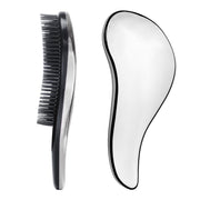 Hairbrush Plastic Silver 18*7cm