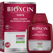 Bioxcin Forte Herbal Shampoo – stiprinamasis šampūnas nuo intensyvaus plaukų slinkimo su BioComplex B11, 300 ml