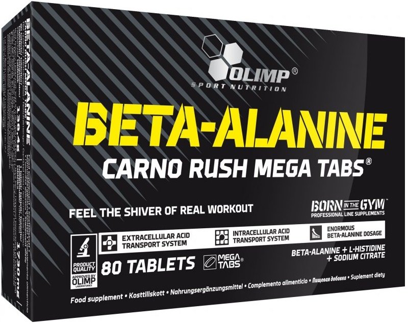 Olimp Beta Alanine tablečių pakuotė