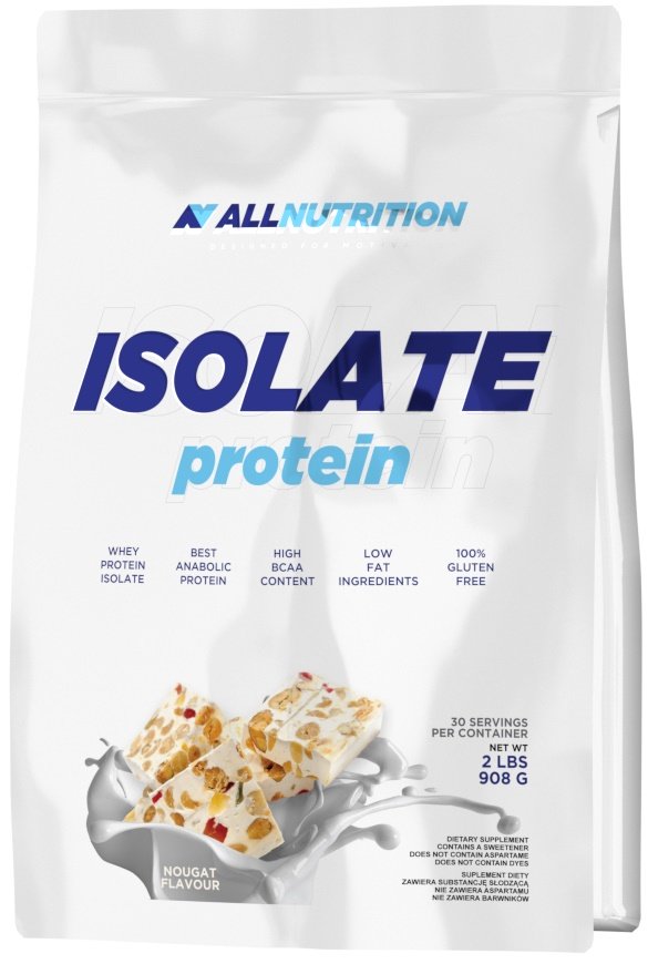 Allnutrition Isolate Protein mėginys, mėlynių skonio, 908 g
