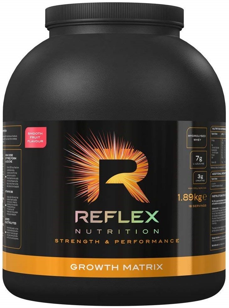 Reflex Nutrition Growth Matrix, Rich Chocolate - 1890 g maisto papildas