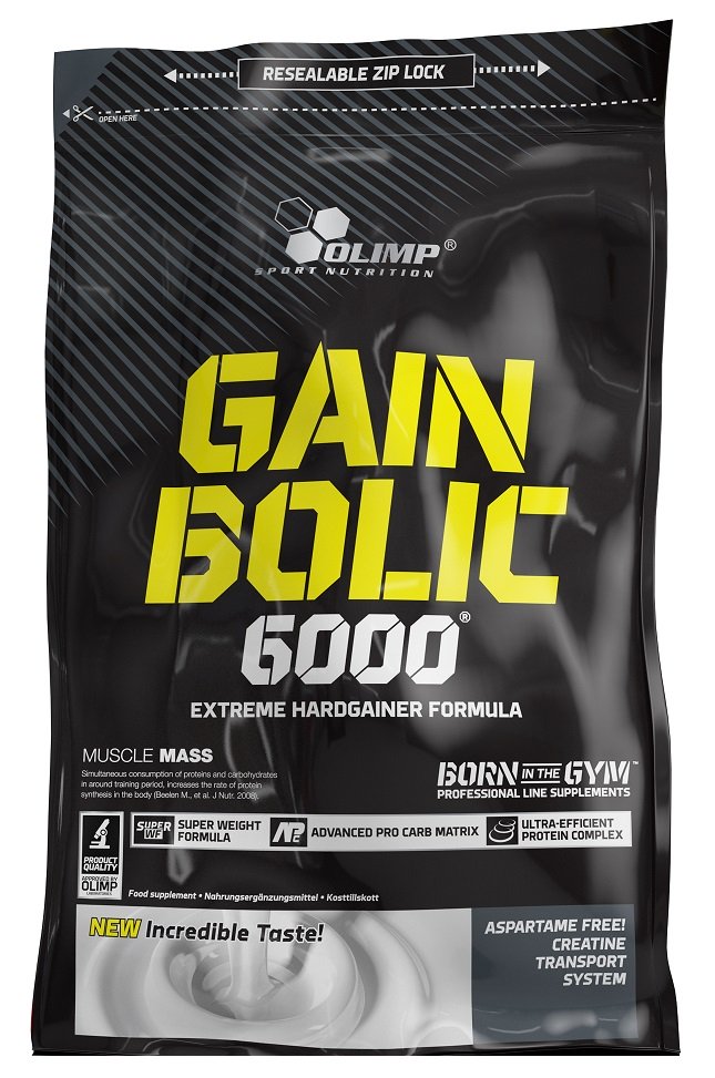 Olimp Gain Bolic 6000, Vanilės maisto papildas, sporto papildas, sporto mityba