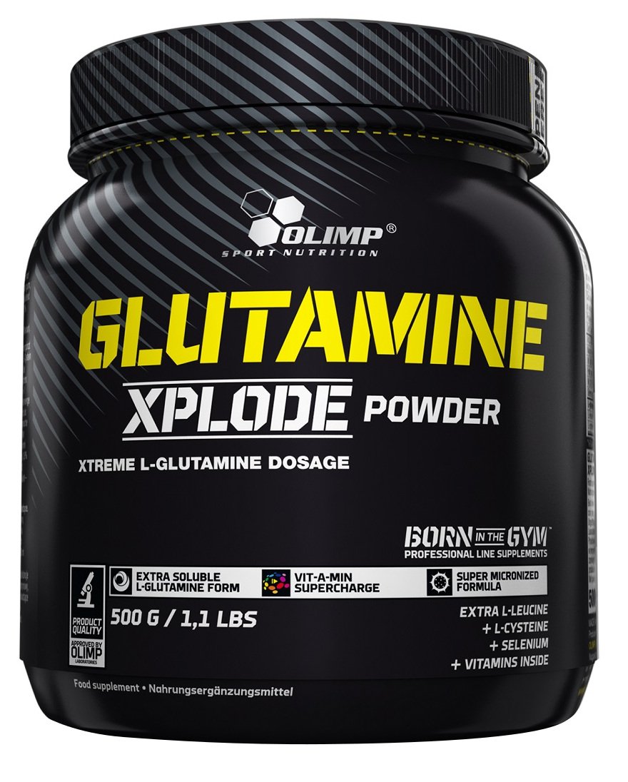 Olimp Glutaminas Xplode apelsinų skonio maisto papildas