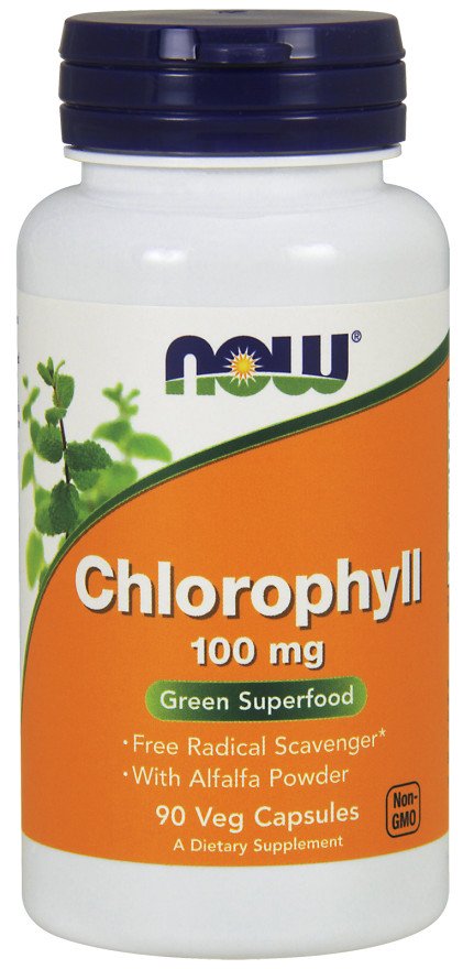 NOW Foods chlorofilo kapsulės sveikatai