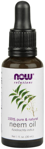 NOW Foods Neemiõli, 100% puhas - 30 ml.