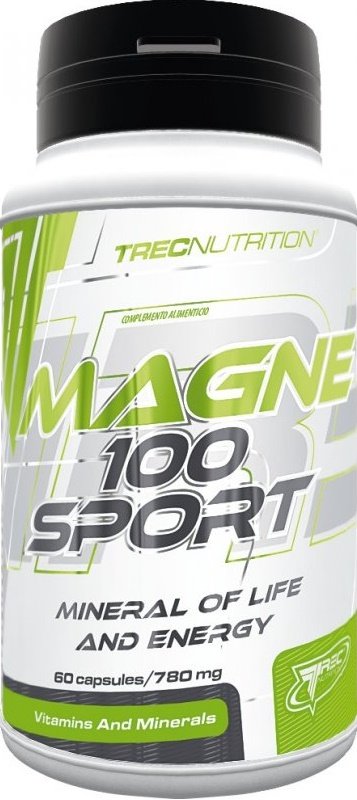 Magne 100 Sport maisto papildas kapsulės
