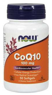 Maisto papildas CoQ10, 100mg, 50 kapsulių