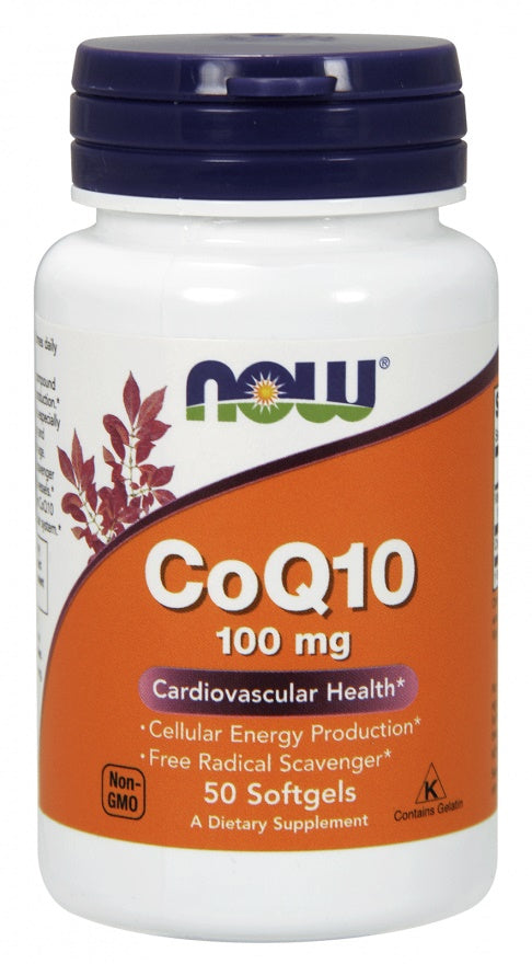 Maisto papildas CoQ10, 100mg, 50 kapsulių