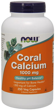 Kalcis maisto papilde, Coral Calcium 1000mg, 250 kapsulės