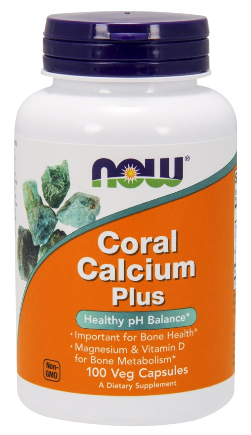 NOW Foods Coral Calcium Plus - 100 kapslit