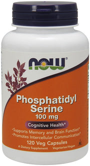 NOW Foods fosfatidilserinas kapsulės, sveikata ir gerovė