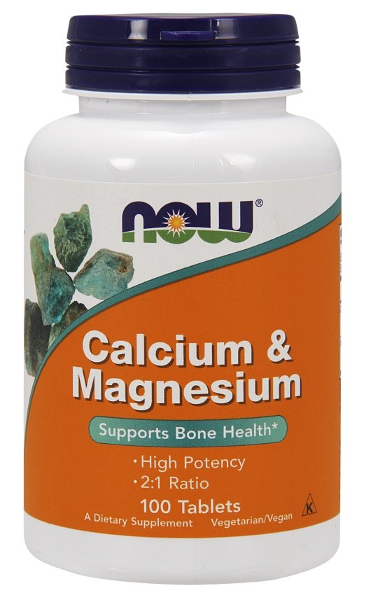 NOW Foods Kaltsium ja Magneesium - 100 tabletti