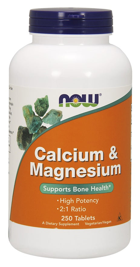 NOW Foods kaltsium ja magneesium - 250 tabletti