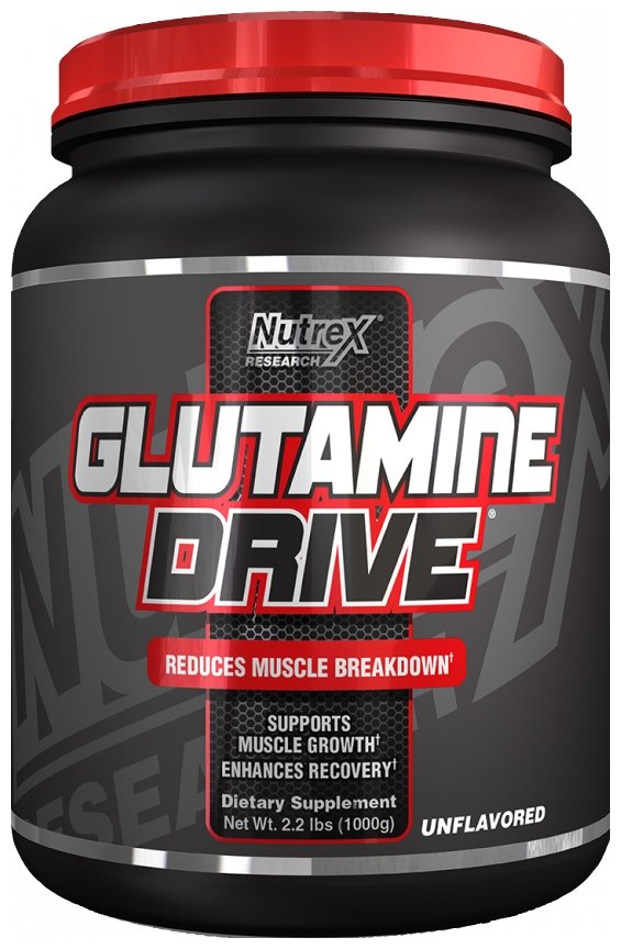 Nutrex Glutamine Drive, maitsetu - 1000 grammi