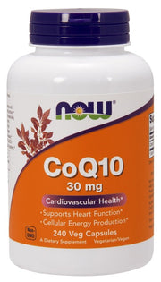 Maisto papildas CoQ10, 30mg, 240 kapsulių