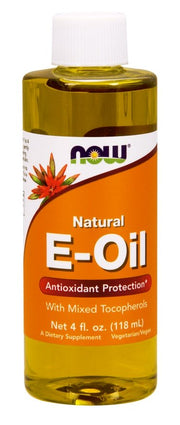 NOW Foods Vitamin E natūralus skystas papildas 118 ml