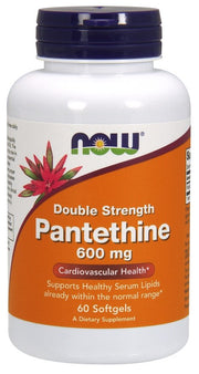 NOW Foods Pantethine 600mg kapsulės sveikatai