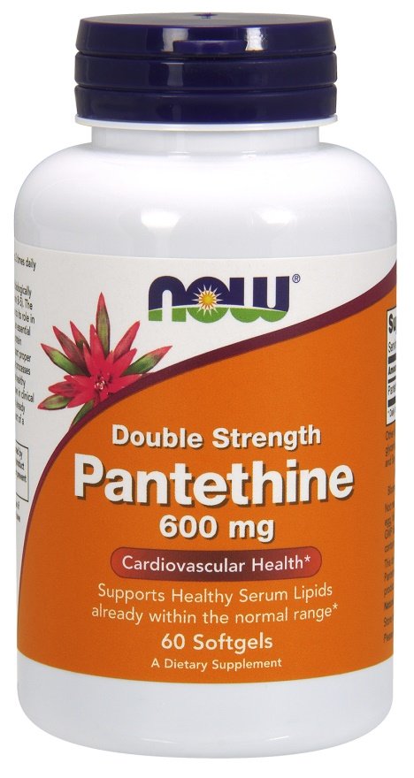 NOW Foods Pantethine 600mg kapsulės sveikatai