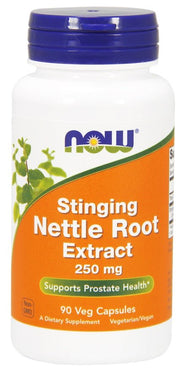 NOW Foods Stinging Nettle Root Extract, 250mg - 90 kapsulių