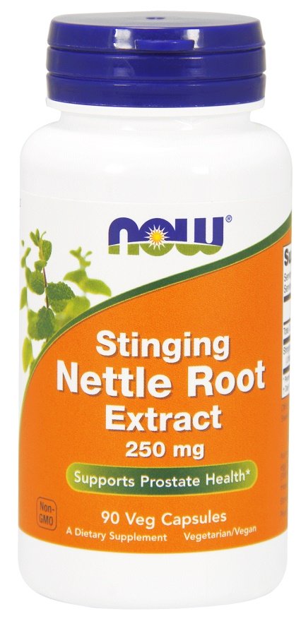 NOW Foods Stinging Nettle Root Extract, 250mg - 90 kapsulių