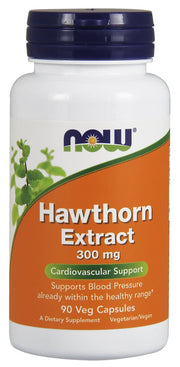 NOW Foods Hawthorn Extract, 300mg, širdies sveikatai, maisto papildas