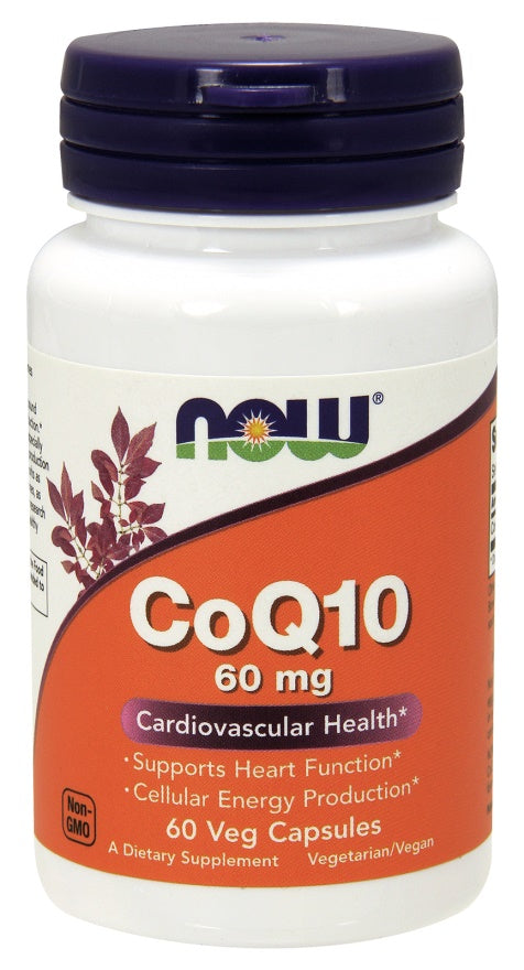 NOW Foods CoQ10 60mg kapsulės sveikatai