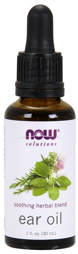 NOW Foods ausų aliejus, raminanti žolelių formulė