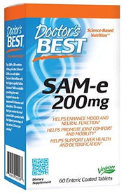 SAM-e maisto papildo tabletės, 200mg, 60 vnt, e-komercijos kategorijai