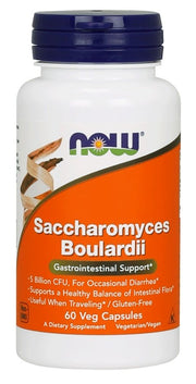 NOW Foods Saccharomyces Boulardii kapsulės, probiotikai, sveikata