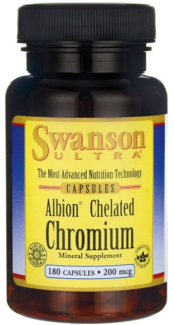 Swanson Albion Chelated Chromium kapsulės