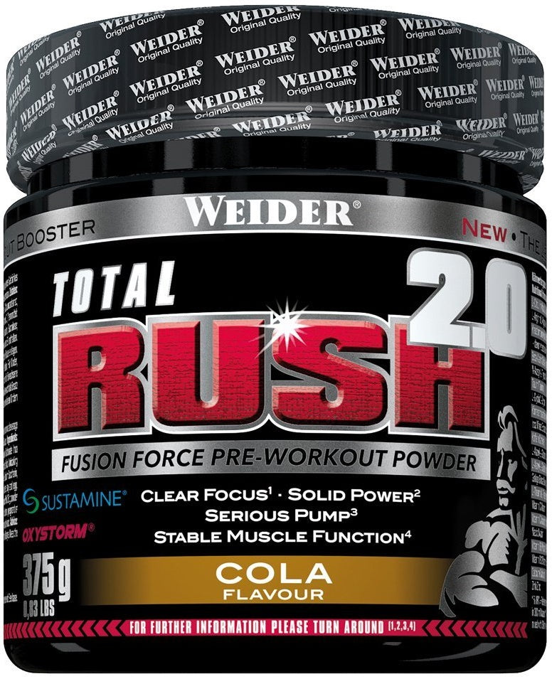 Weider Total Rush 2.0, Cranberry - 375 g maisto papildas sportui
