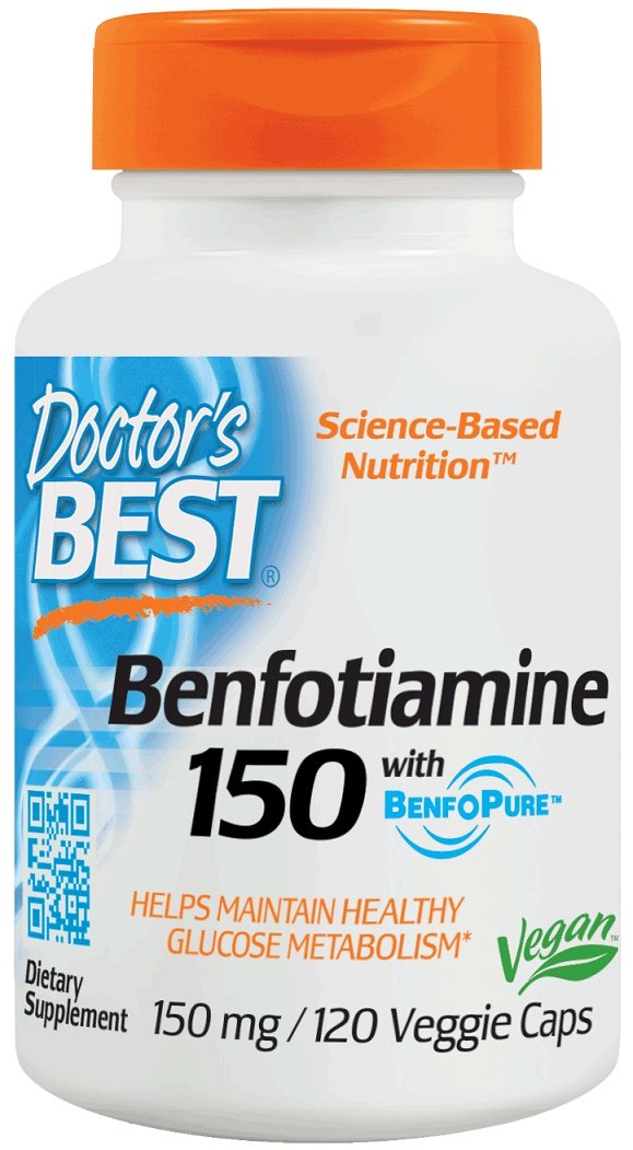 Doctor's Best Benfotiamine kapsulės