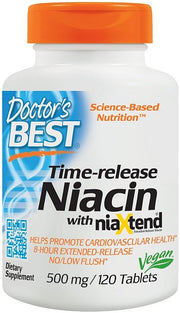 Maisto papildas Doctor's Best Niacinas 120 tablečių