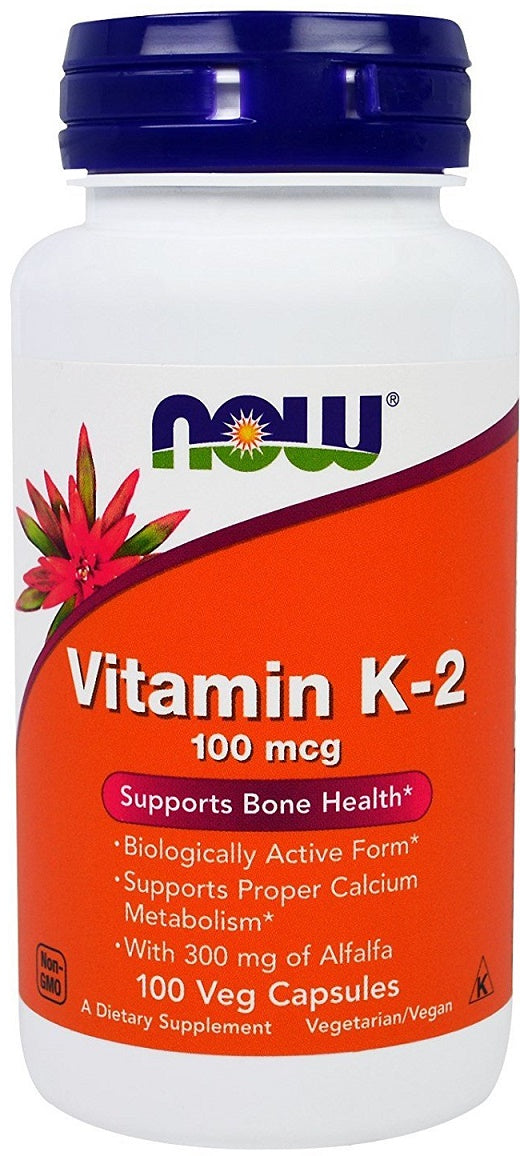 NOW Foods Vitamin K-2 kapsulės