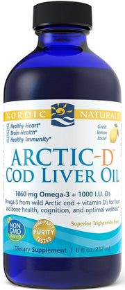 Nordic Naturals Arctic-D tursamaksaõli, sidrun - 237 ml.