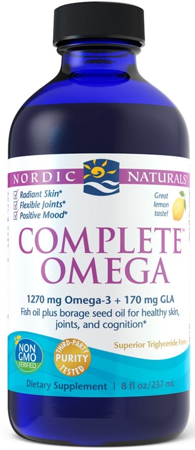 Nordic Naturals Complete Omega, 1270 mg sidrunimahlaga - 237 ml.